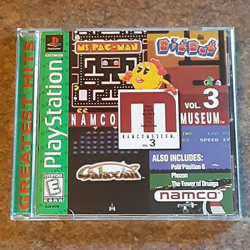 Vintage Sony PlayStation Greatest Hits Namco Museu